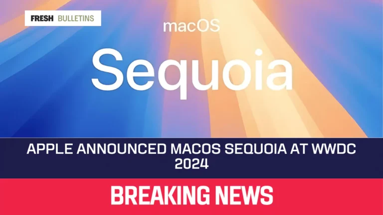 Apple Announced macOS Sequoia At WWDC 2024