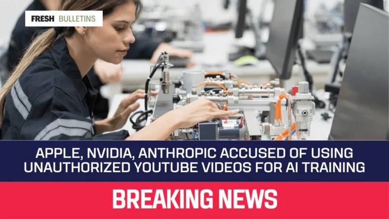 Apple, Nvidia, Anthropic Accused of Using Unauthorized YouTube Videos for AI Training