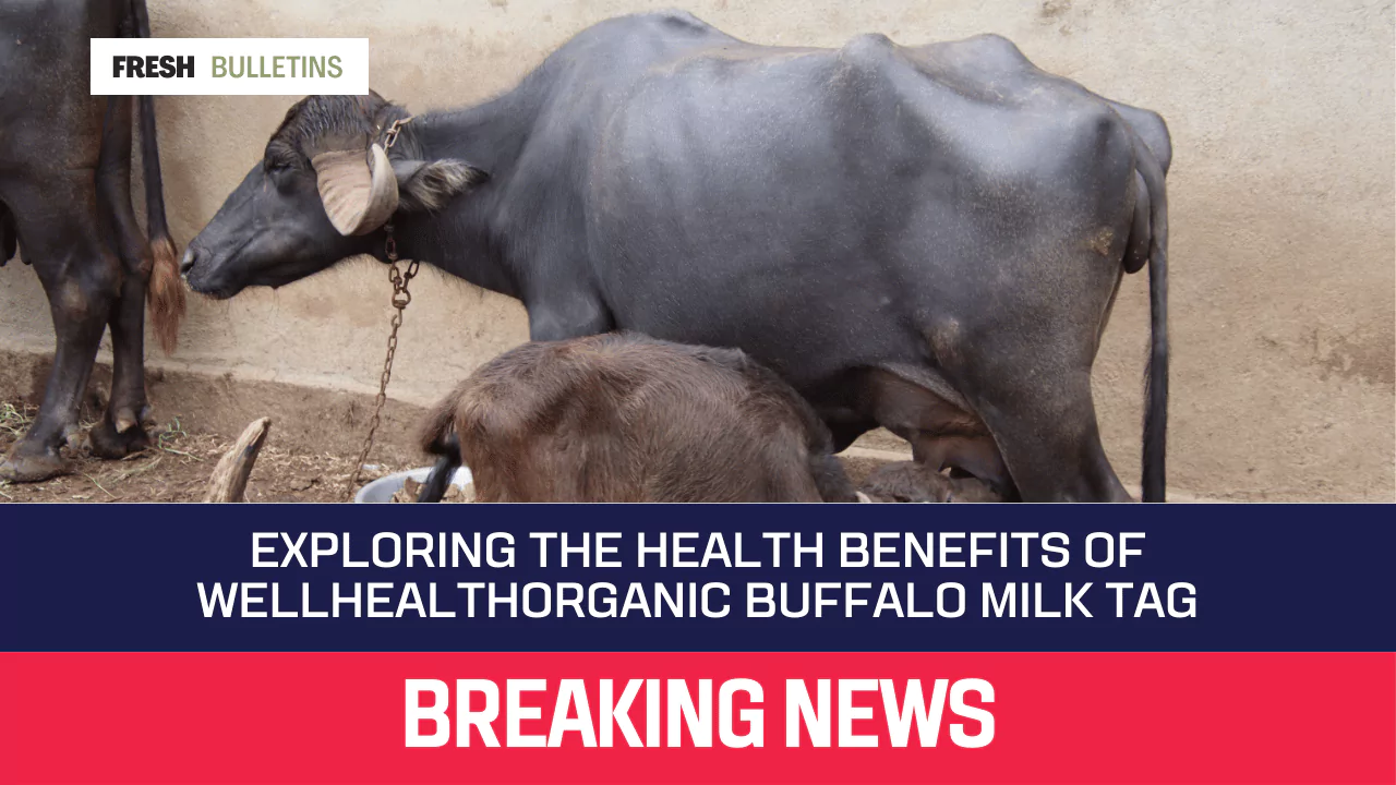 WellHealthOrganic Buffalo Milk Tag