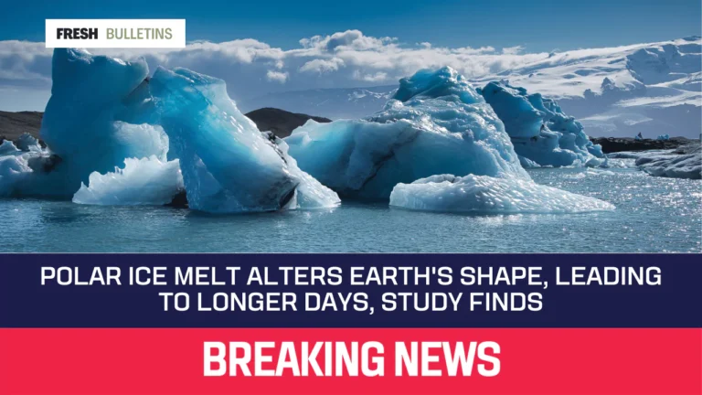 Polar Ice Melt Alters Earth's Shape, Leading to Longer Days, Study Finds