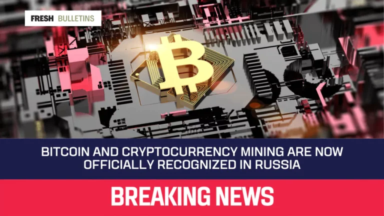 Bitcoin and Cryptocurrency Mining Are Now Officially Recognized in Russia