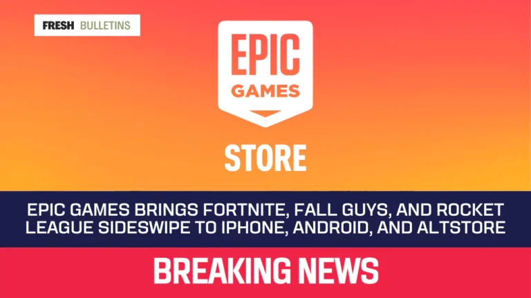 Epic Games Brings Fortnite, Fall Guys, and Rocket League Sideswipe to iPhone, Android, and AltStore