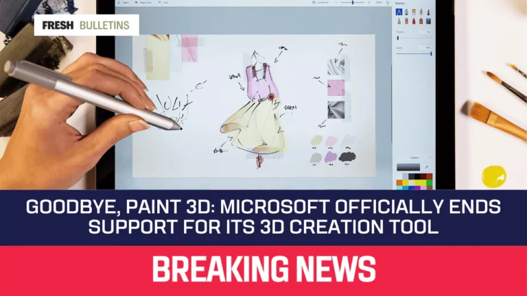 Goodbye, Paint 3D: Microsoft Officially Ends Support for Its 3D Creation Tool