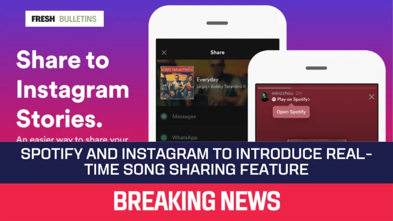 Spotify and Instagram to Introduce Real-Time Song Sharing Feature