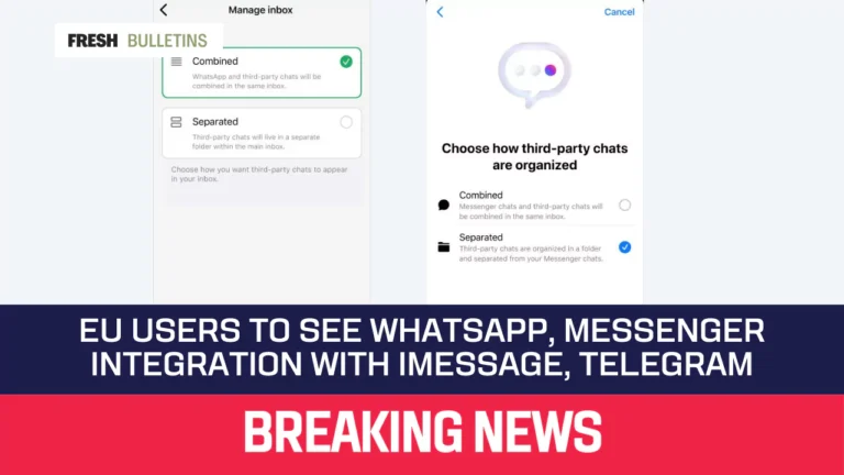 EU Users to Experience WhatsApp Messenger Integration with iMessage Telegram