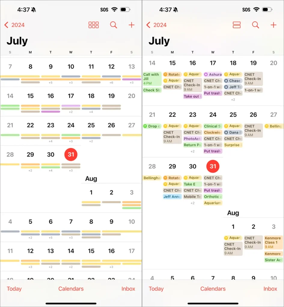 Enhance Calendar Views