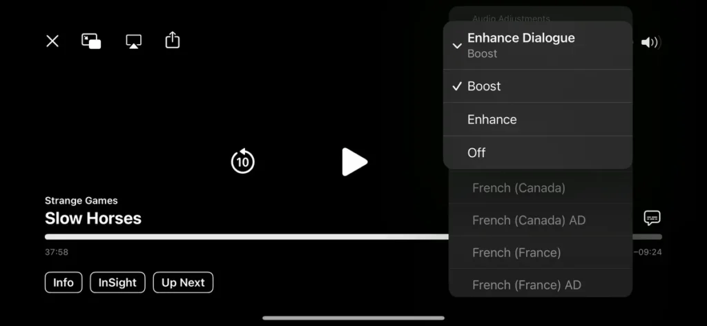 Improve Audio in the TV App