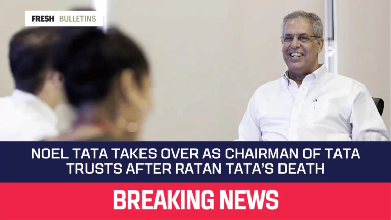 Noel Tata Takes Over as Chairman of Tata Trusts After Ratan Tata’s Death