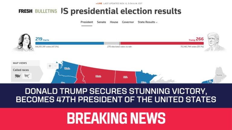 Donald Trump Secures Stunning Victory