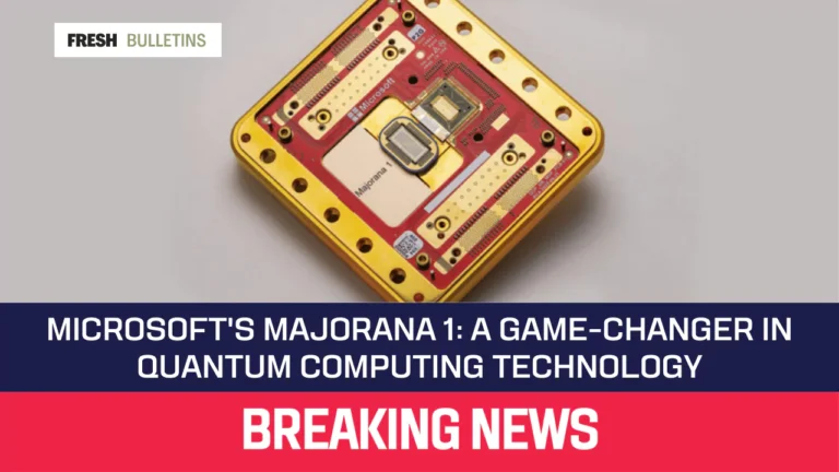 Microsoft made the Majorana 1 chip to improve quantum computing. This chip uses new materials to build stable qubits for tasks.